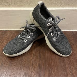Allbird Charcoal Tennis Shoes - Wool Runners